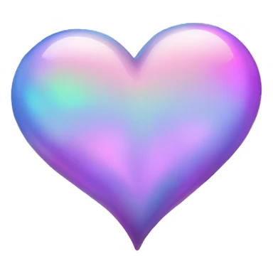 Iridescent brokenheart  sticker