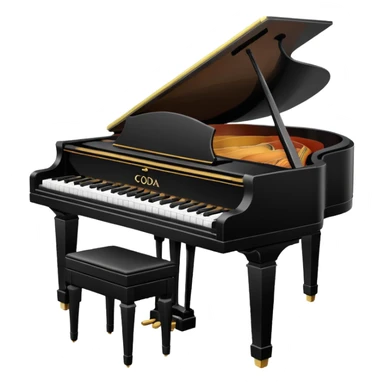 coda piano sticker
