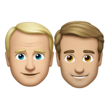 Macron et Vladimir poutine sticker