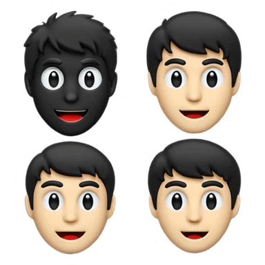 GENERAME  ENTRE 3 Y 5  ICONOS TIPO EMOJI SILUETEADOS SIN FONDO   ESTILO RETRO OCHENTERO CON LA TEMATICA DE LA PELICULA An American Werewolf in London (Un hombre lobo americano en Londres) sticker