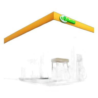 gas station ecologic sticker