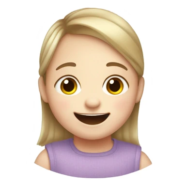 Kid with Down syndrome sticker