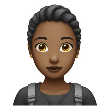 beautiful ai emoji girl  sticker