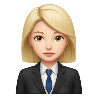 elegant female boss  sticker