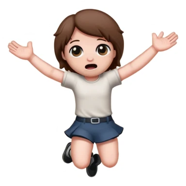 Binding of Isaac jumping cute sticker