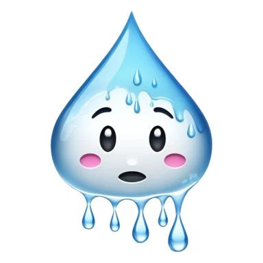 404 error sign splashed with water, dripping wet sticker