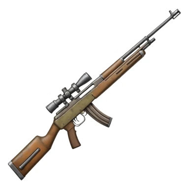 Battlefield rifle cross sticker