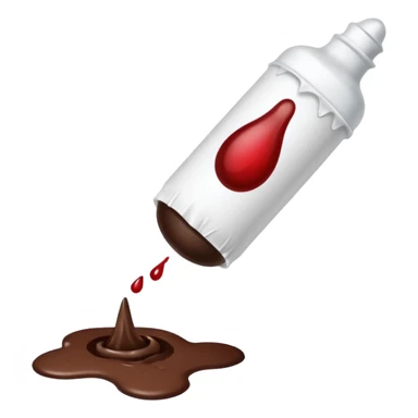 tampon + blood droplet + poop sticker