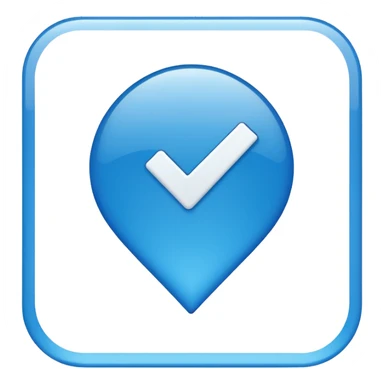 Generate a instagram verified blue tick emoji  sticker