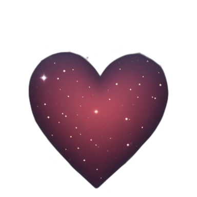 Une constellation de cœur rouge sticker