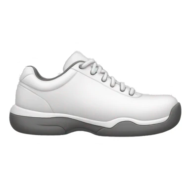 chunky white tennis shoe sticker