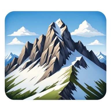 the mountain "Säntis" in St. Galler Rheintal sticker