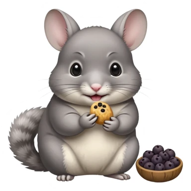 Chinchilla with raisin sticker