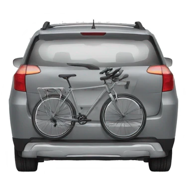 bike rack back of car sticker