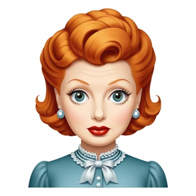 Lucille ball sticker