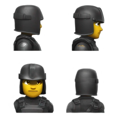 Chevalier noir dans tilted towers sticker