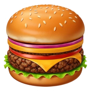 burger meat only sticker