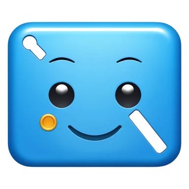 Make the emoji of roblox verify blue tick in rectangle sticker