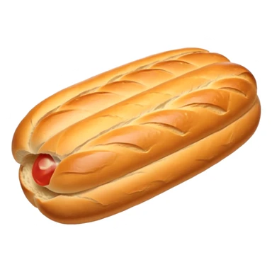 country bread look like ovan baguette sticker
