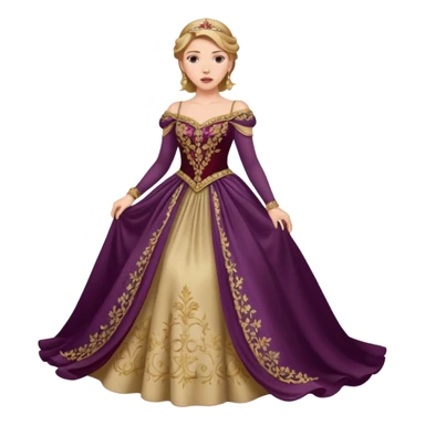 Scarlett Johansson in a princess dress sticker