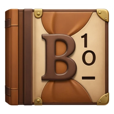 a book with "B1" on its cover sticker