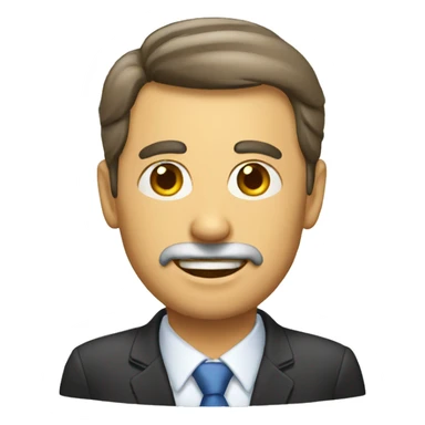 boss with employees  sticker