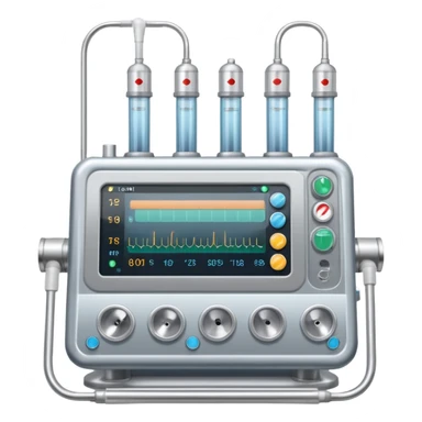 Intensive care hospital ventilator  sticker