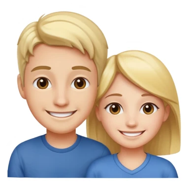 Friend, helper, one person sticker