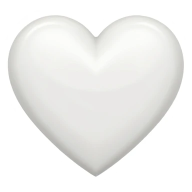 I want a white heart in heart a H sticker