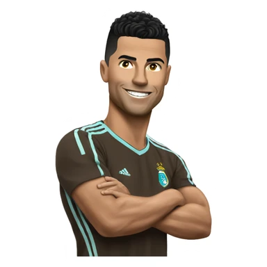 top oynayan ronaldo sticker