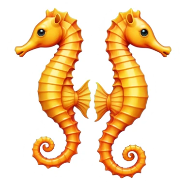 Seahorse - чтобы выглядил как настоящий эмодзи sticker