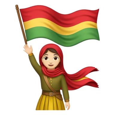 Kurdish bayrak sticker