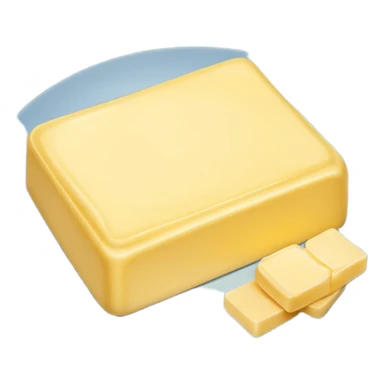 Big Butter on the white plate  sticker