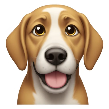 Dog as chill guy sticker