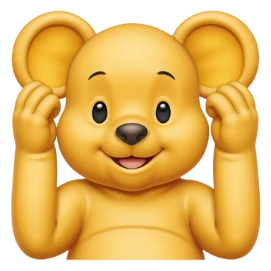 Make a Winnie the pooh emoji sticker