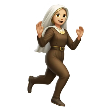 skipping sprint review saint brigid sticker