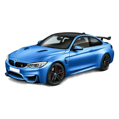 blue M4 Competition sticker