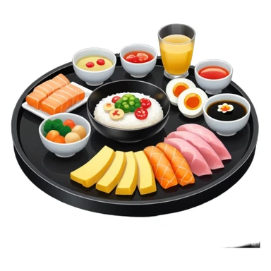 japanese breakfast platter sticker