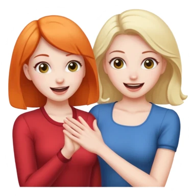 femme qui donne une fessee à une autre femme sticker