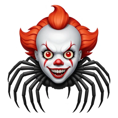 Pennywise sous sa forme originelle avec des pattes d'araignée sticker