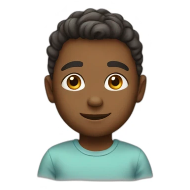 Chat sur enfant sticker