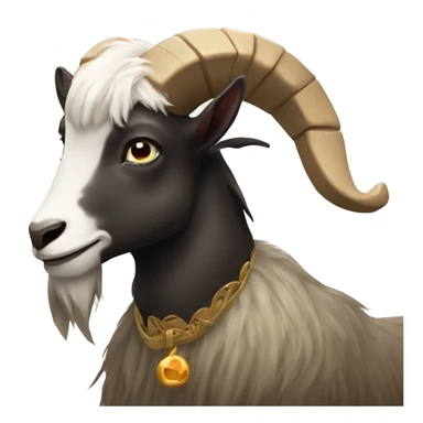 Yule goat  sticker