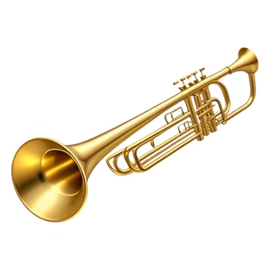 Cinematic Realistic Trombone, sleek brass slide extending dynamically, subtle scratches adding authenticity, warm golden reflections bouncing off the metal, glowing with a bold and resonant musical energy. sticker