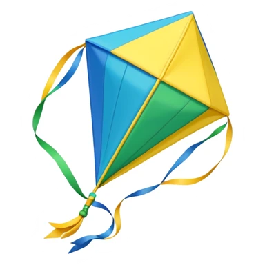 Kite 3D emoji sticker