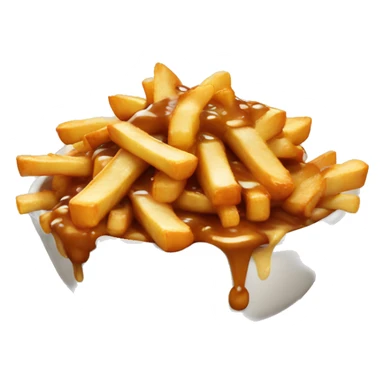 poutine qui mange du poudine sticker