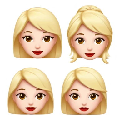 Coquette emojis sticker