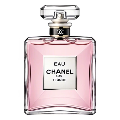 Chanel eau tendre round sticker