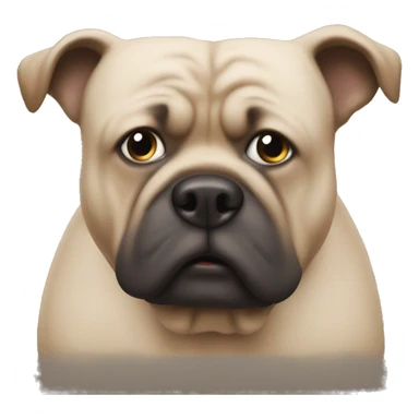 una cara de burla sticker