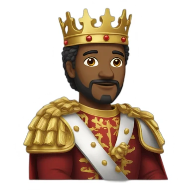 King ou belgium sticker