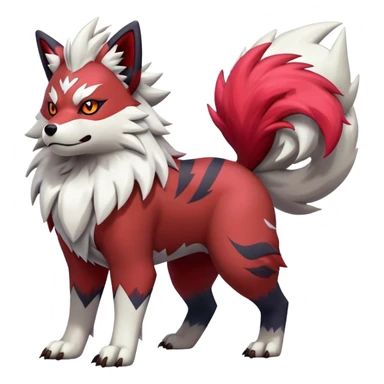 Zigzagoon-Arcanine-Zorua-Zangoose-Hybrid (Full body) sticker